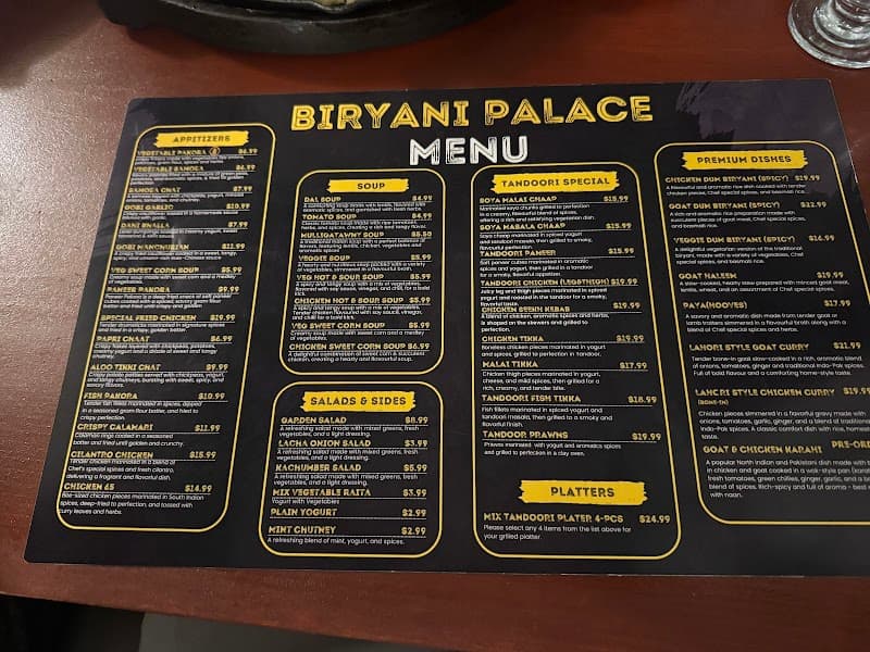 Biryani Palace in Victoria
