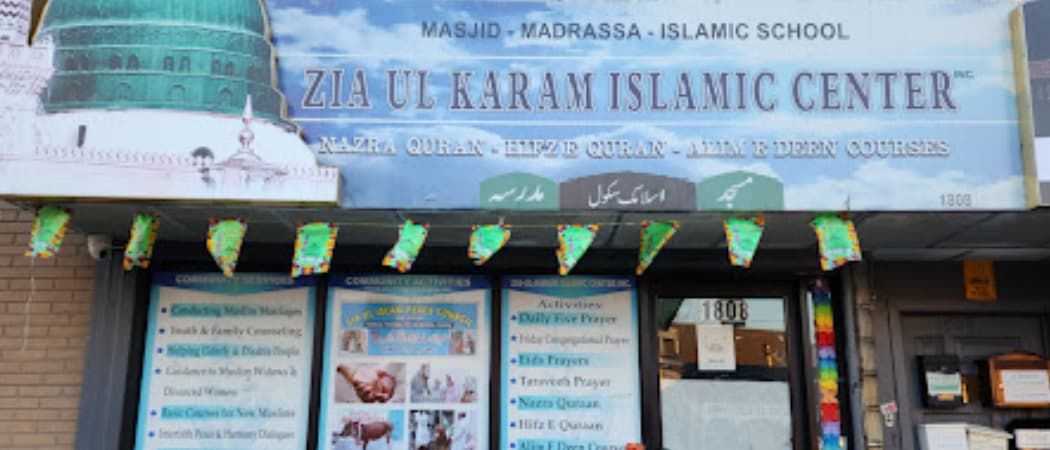 Zia ul Karam Islamic Center mosque in Brooklyn, NY