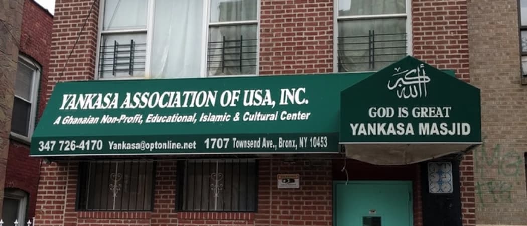 Yankasa Association of USA mosque in Bronx, NY