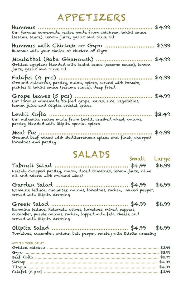 Photo of Olipita Mediterranean & American Grill