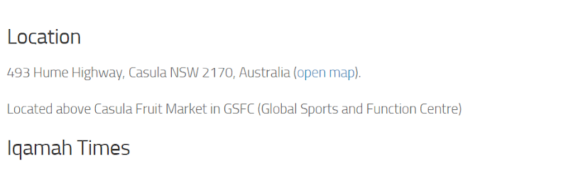 Global Islamic Youth Centre mosque in Liverpool, New South Wales