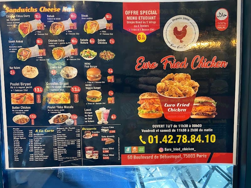 Euro Fried Chicken in Paris