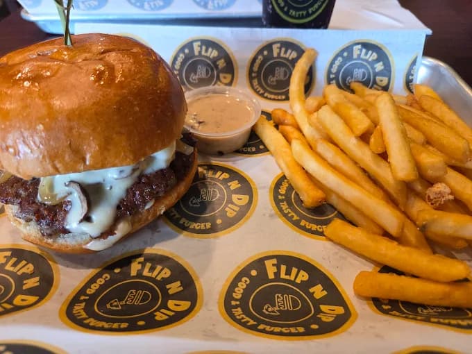 Flip N Dip Burger