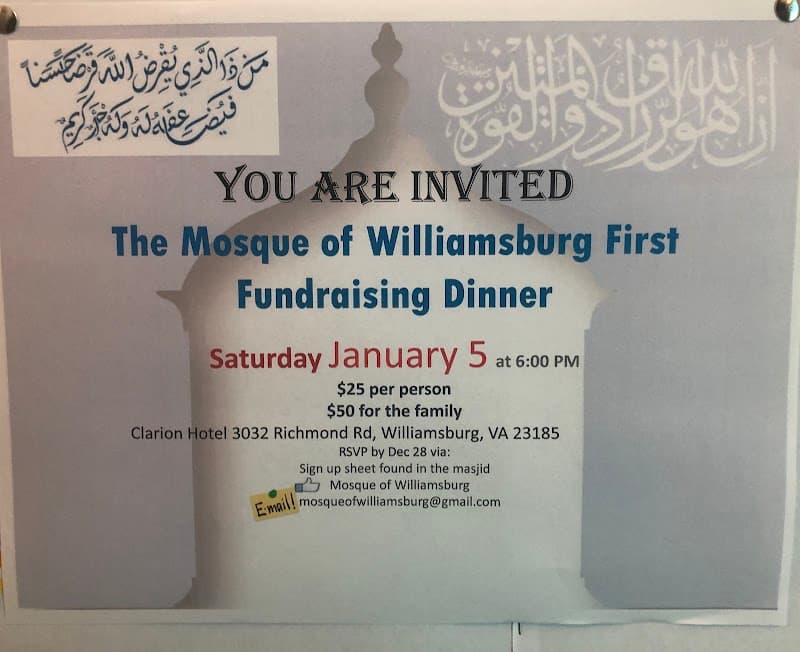 Mosque of Williamsburg Virginia mosque in Williamsburg, VA