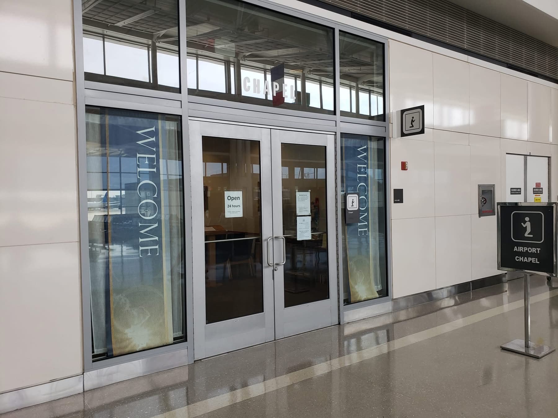 Washington Dulles Airport Interfaith Chapel mosque in Sterling, VA