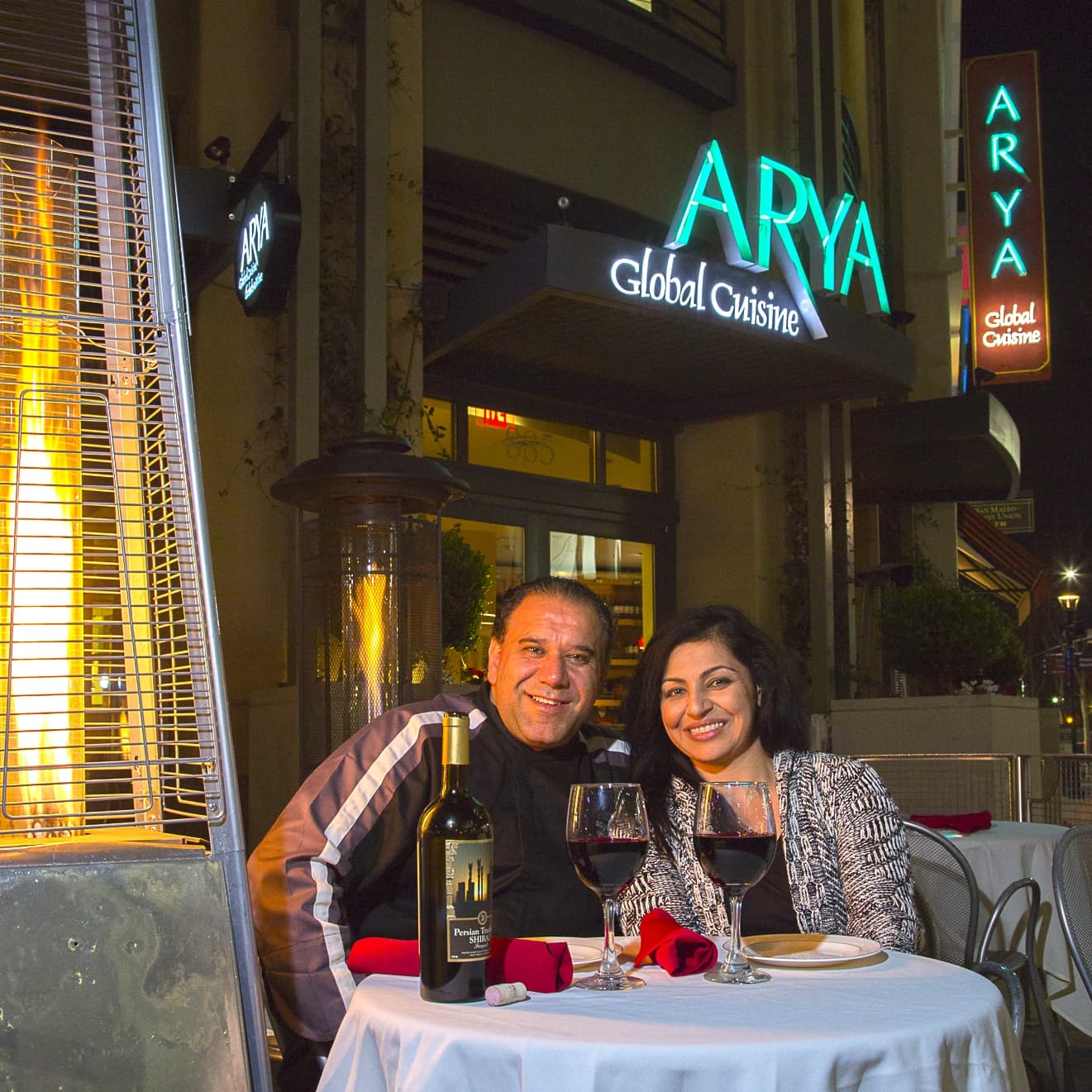 Arya Global Cuisine in Redwood City