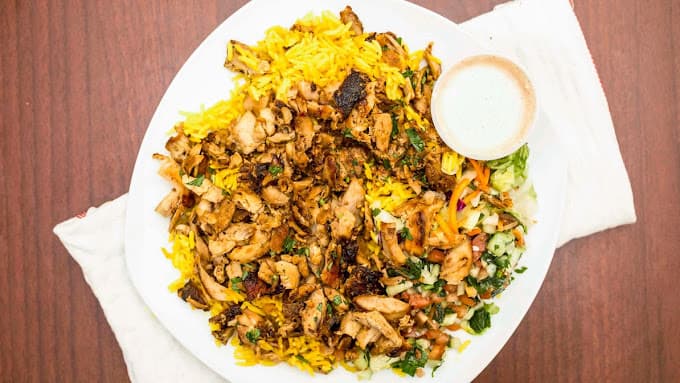 Falafel on Broadway in New York