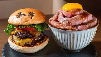Japanese Food Wagyu Restaurant (Halal) Steak-Burger&Ramen 5W-Tokyo Ginza Tsukiji in Chuo City, Ginza
