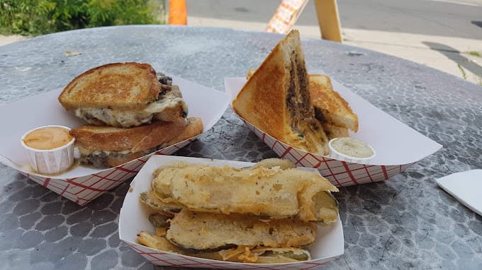 Stuff'D Grilled Cheese & Tots