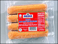 Sultan Hot Beef Knockwurst